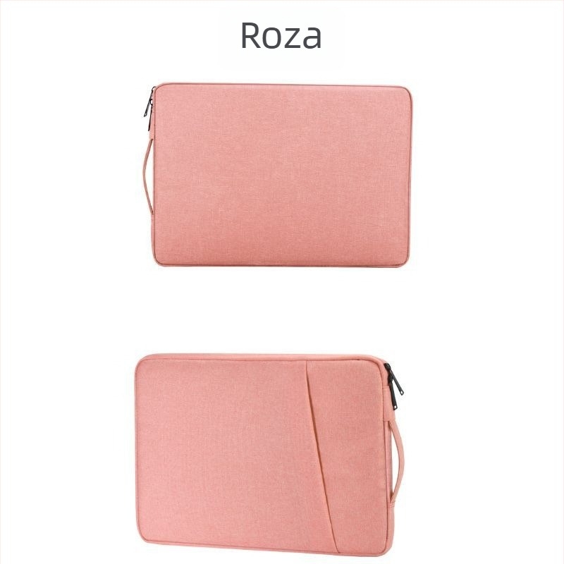 Torba za prijenosno računalo s velikim kapacitetom, vodootporna, otporna na udarce, s debelim plišastim unutarnjim slojem, poliester