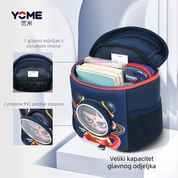 Unisex ruksak za vrtić – poliester, prozračan, vodootporan, ultralag, zaštita od krađe