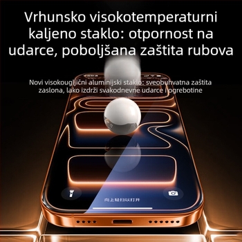 Xishang kaljeno staklo zaštita zaslona za iPhone 17 seriju, anti-refleksija, anti-prstni otisci