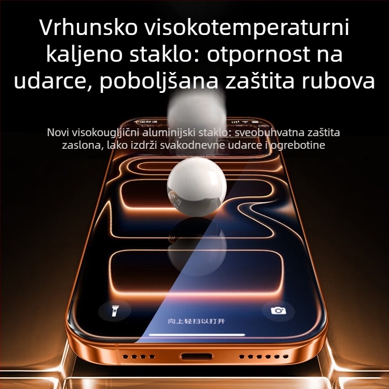 Xishang kaljeno staklo zaštita zaslona za iPhone 17 seriju, anti-refleksija, anti-prstni otisci