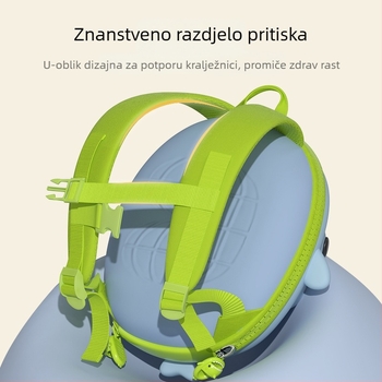 Dječji ranac s motivom ajkule, EVA materijal, vodootporan, sladak crtani dizajn, CHEDOIR, za školu