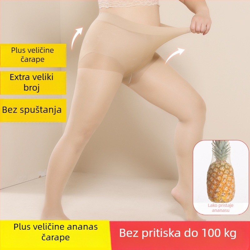 Najlon 40D tajice, tanke, jednobojne, otporne na kidanje, otporne na hvatanje, standardna šav, 90–95% najlona