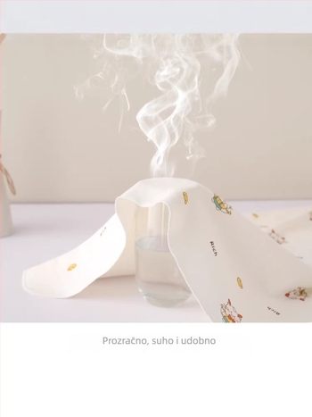 Swaddle od 100% pamuka, uzorak životinja, sigurnosna razina A, za novorođenčad 0–1 godina (do 80 cm), sve sezone