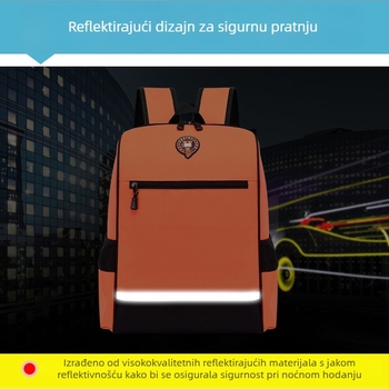 Ruilong ruksak za osnovnu školu, Oxford tkanina, ultra lagan, smanjenje opterećenja, zaštita kralježnice, zakrivljene naramenice