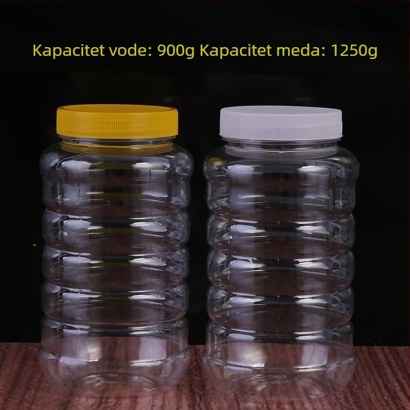 Prozirna PET posuda za skladištenje sa širokim otvorom, pakiranje hrane, offset tiskanje