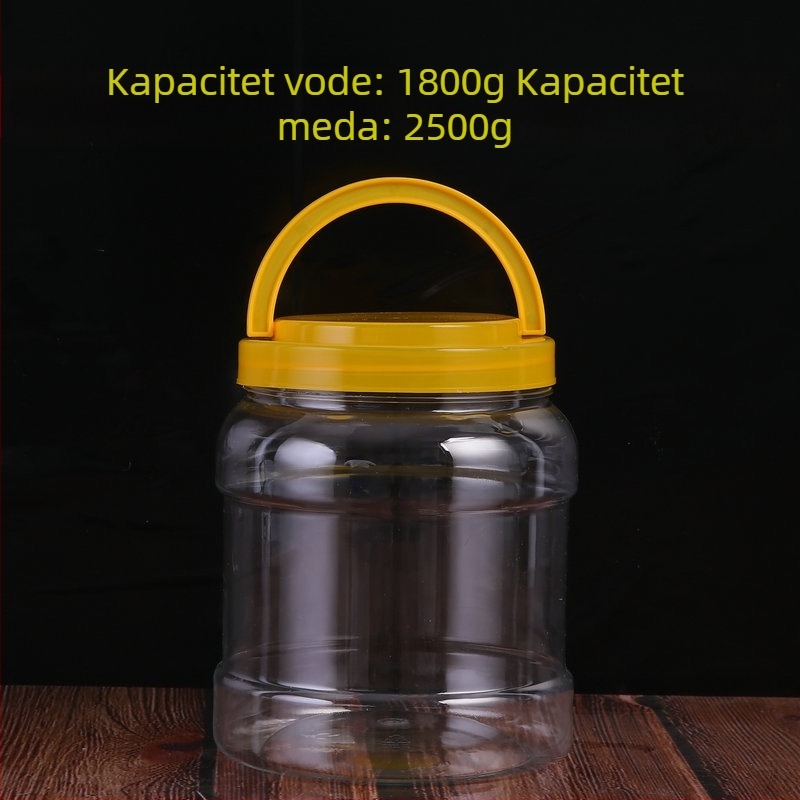 Prozirna PET posuda za skladištenje sa širokim otvorom, pakiranje hrane, offset tiskanje