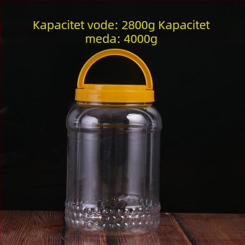 Prozirna PET posuda za skladištenje sa širokim otvorom, pakiranje hrane, offset tiskanje