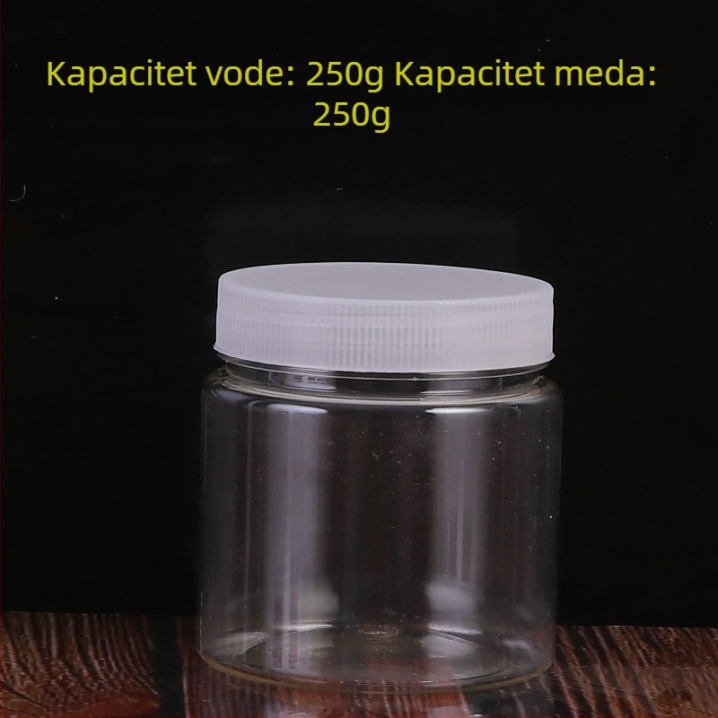 Prozirna PET posuda za skladištenje sa širokim otvorom, pakiranje hrane, offset tiskanje