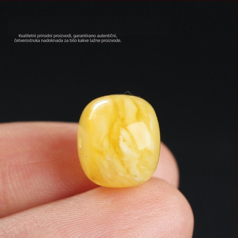 Dodaci - Ručno izrađene voskaste perle, starinskog stila cilindričnog oblika, motiv majmunja glava, proljeće 2025, marka Lianyungang doudou