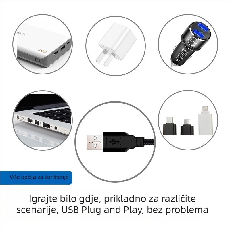 Automobilska interijerska LED laserska projekcija zvjezdano nebo, model XKD-11, USB napajanje, materijal: aluminijska legura + ABS