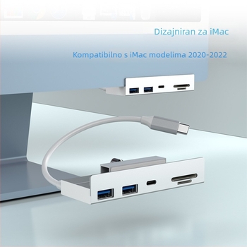Rocketek iMac all-in-one docking stanica s Type-C 10Gbps USB 3.2 hub, aluminijska legura