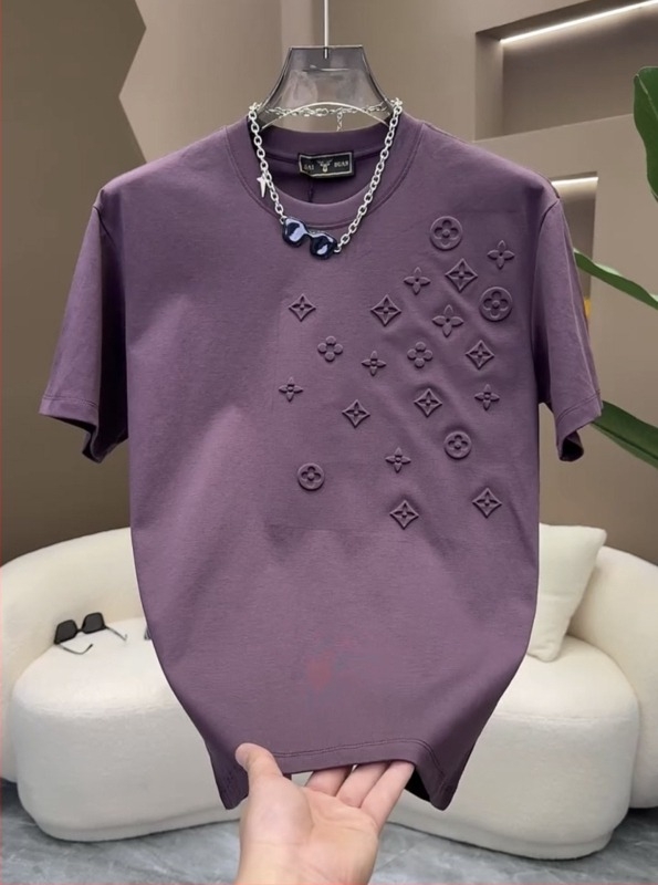 Muška ljetna T-shirt s kratkim rukavima, okrugli izrez, široki kroj, lan, antibakterijska tkanina