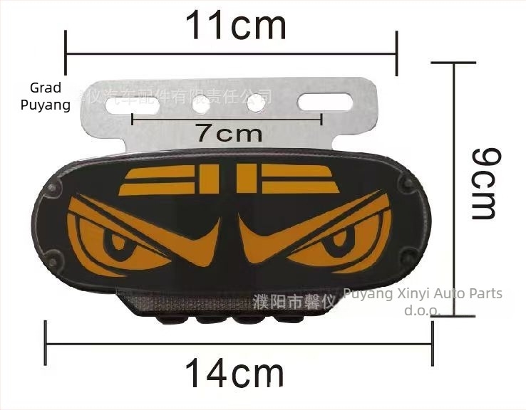 LED stražnje svjetlo za kamione, vodootporno, 12-24V, 5000 lm, model 029
