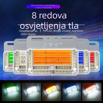 Skup žarulja, 24V, vodootporan, bočne svjetla prikolice i svjetlo za vožnju unazad, 8 redova