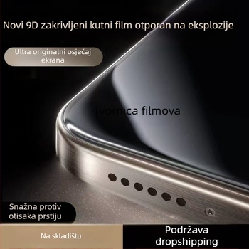 Membrane force staklena prednja zaštita zaslona — HD, otporno na lom, cijeli zaslon — za iPhone 12, 12 Pro, 13, 14