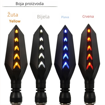 LED pokazivač smjera za motocikl, ABS, Diamond Turn Signal Light model, 12V, 1.5W
