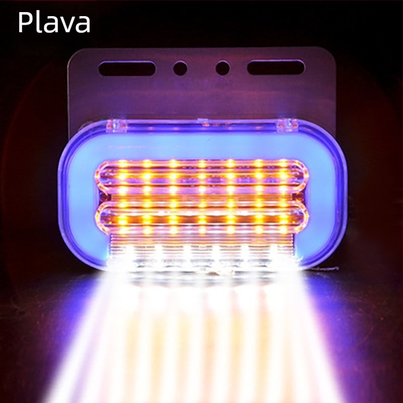 LED bočno svjetlo za kamion s osvjetljenjem za gumu, pokazivačem širine i svjetlom upozorenja, 24V vodootporno