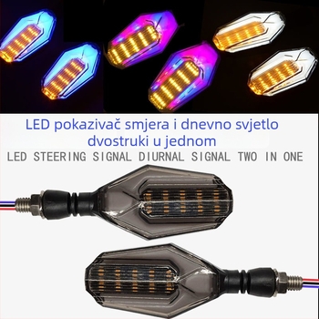 Motocikl LED pokazivač smjera - 12V DC, LED izvor svjetla, model 062, univerzalna kompatibilnost