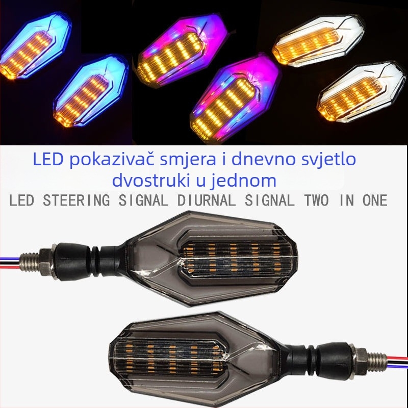 Motocikl LED pokazivač smjera - 12V DC, LED izvor svjetla, model 062, univerzalna kompatibilnost