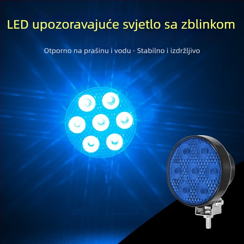 Kamionsko kružno LED radno svjetlo - 7LED, 9-32V, 15W, 6000K