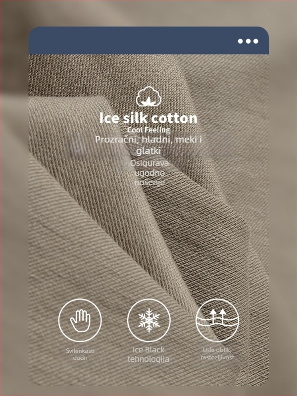 Muška slim-fit majica, prozračna pamuk‑poliesterska tkanina, kratkih rukava, okrugli izrez, otisak prirodnih krajolika