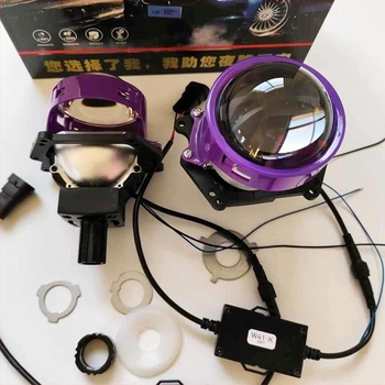 Auto far LED 55W, 12V, IP67, direktna leća, laserska LED dvostruka fokalna leća