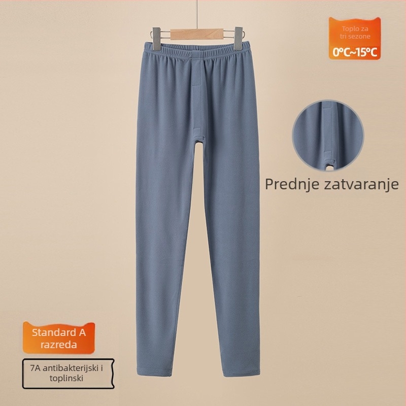 Dječje termo hlače za jesen-zimu od Warm Ginger Velvet materijala, srednji struk, za djecu od 8 godina i starije