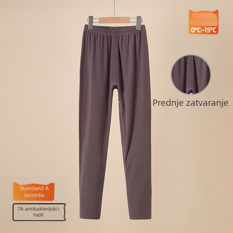 Dječje termo hlače za jesen-zimu od Warm Ginger Velvet materijala, srednji struk, za djecu od 8 godina i starije