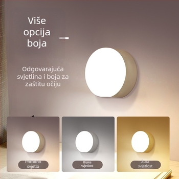 USB punjiva LED stolna lampica s gumbastim prekidačem, svjetlo za zaštitu očiju, ugrađena litijska baterija, CRI ≥90, plastično sjenilo.
