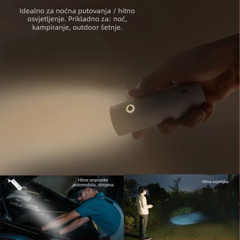 Stolna lampa s dodirnim prekidačem – čitanje, zaštita očiju, noćno svjetlo (CRI ≥95; ugrađena litijska baterija; napon ≤36V; materijal sjenila: plastika)