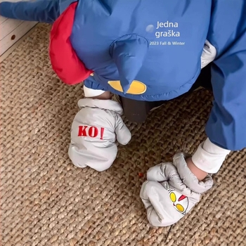 Dječja kapuljačasta jakna s perjem, korejskog stila, za dječake, srednje duljine, s punjenjem od bijelog patkanog perja