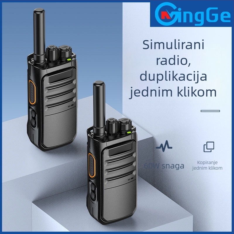 Y3500 analogna ručna radio za vanjsku upotrebu, domet 5–10 km, 400–470 MHz, 16 kanala, Li-ion baterija 20000 mAh, pozicioniranje