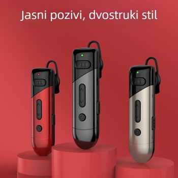 Ušni Bluetooth interkom – mini bežični komunikator za salone ljepote, 16 kanala, domet 1,5–3 km, baterija 560 mAh, bez zaslona
