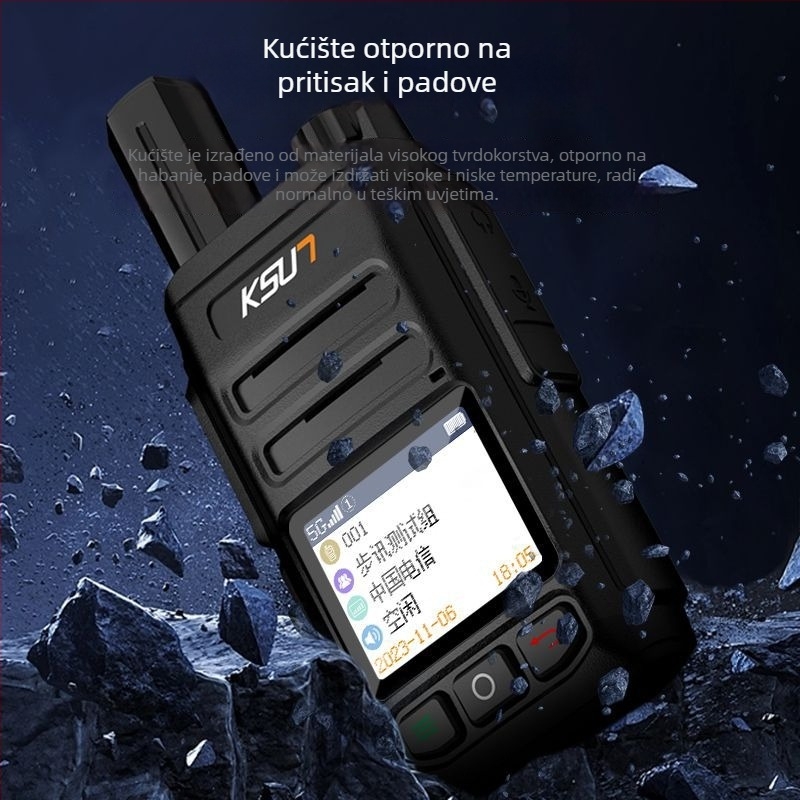 Radio komunikator s javnom mrežom CT23 - 5G/4G/3G/2G, domet >50 km, litij-ionska baterija 6800mAh, s zaslonom
