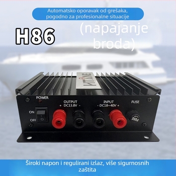 Napajanje za interkom montiran u vozilo, vodootporno, litijeva baterija, doseg 5–10 km