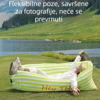 Naduvljivo ležište za kampiranje s Oxford platnom, težina 0,8 kg, nosivost 250 kg