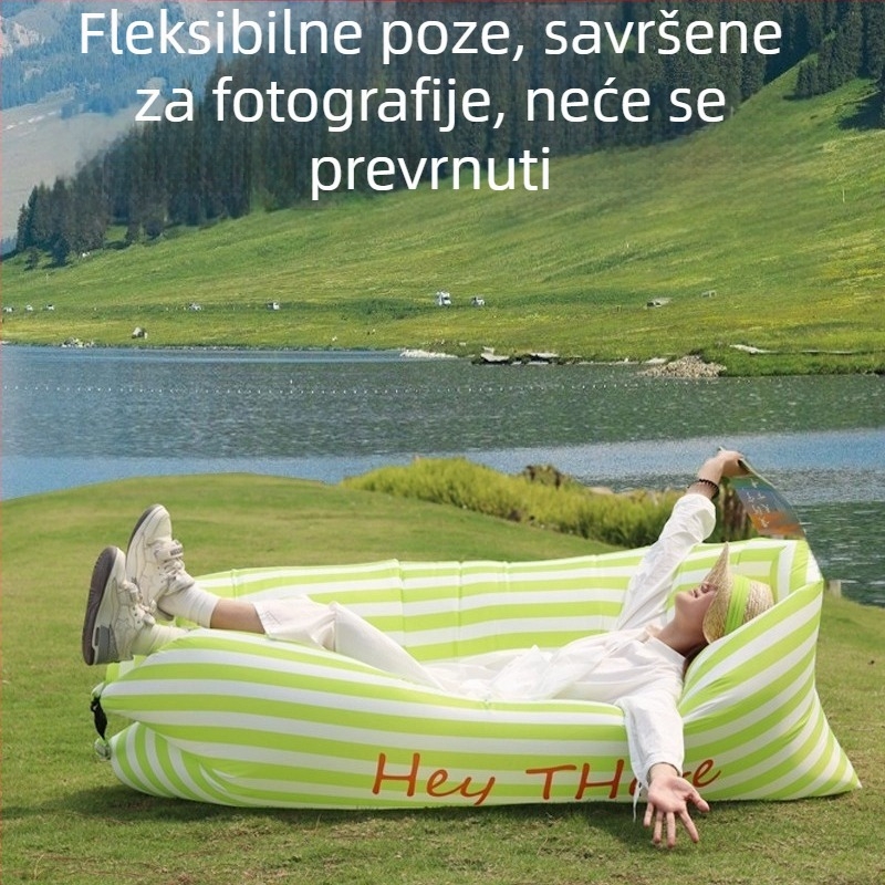 Naduvljivo ležište za kampiranje s Oxford platnom, težina 0,8 kg, nosivost 250 kg