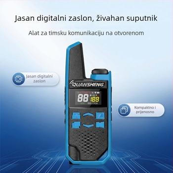 Quansheng TG-FR1 Prijenosni interkom, domet 3-5 km, Li-ion baterija 1200mAh, otporan na prašinu