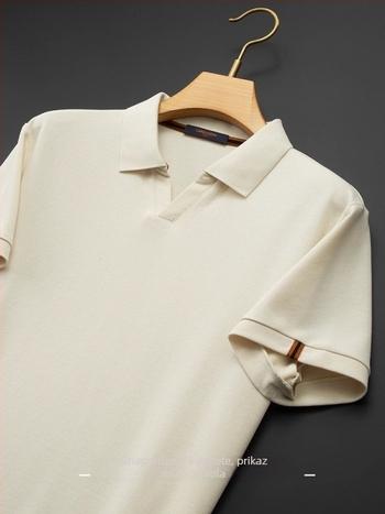 Polo majica sa Seagull ovratnikom, kratki rukav, uski kroj, 63% pamuk / 37% poliester, otporna na nabore