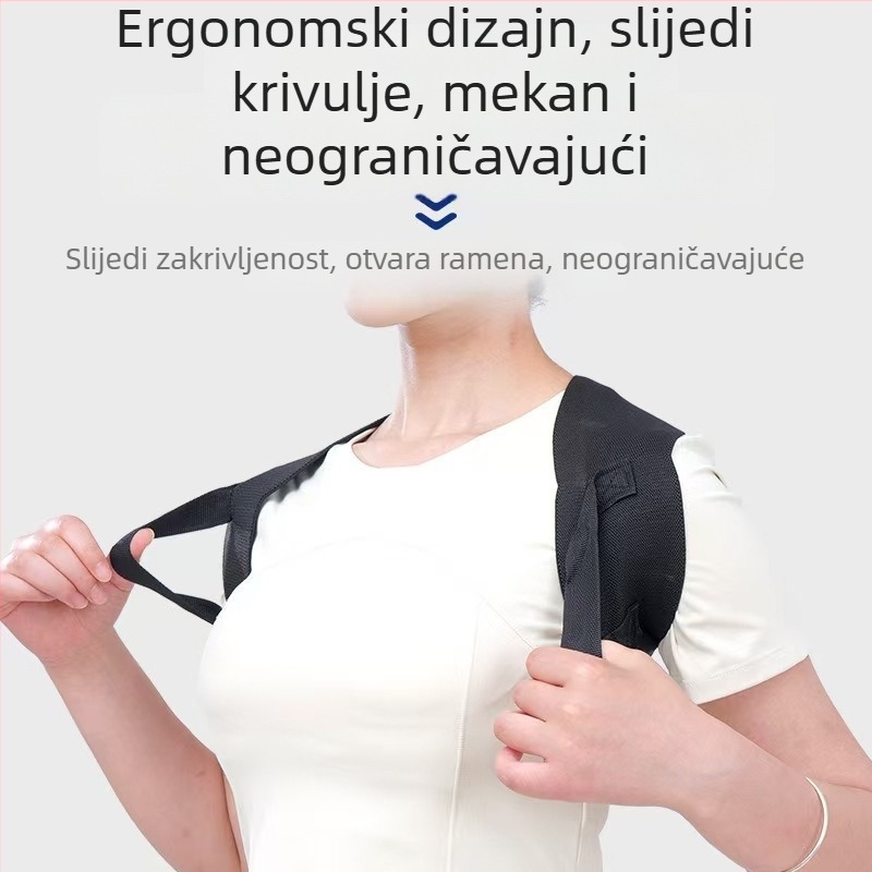 Traka za korekciju držanja s otvorenjem ramena, diskretna podrška za poboljšanje držanja leđa — Yuren marka, Model Posture Corrector, izdano danas