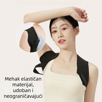 Korektor držanja ramena, Unisex, poliester vlakno, model Oes ramenski remen, za jogu