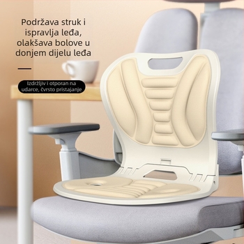 Sklopiva stolica s potporom za donji dio leđa – ergonomska uredska stolica za dugotrajno sjedenje, zaštita donjeg dijela leđa, protiv kifoze, Jingmeifu P23, 2024-10