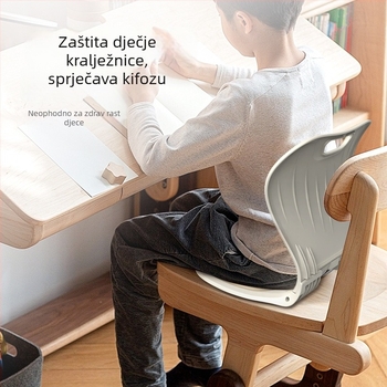 Sklopiva stolica s potporom za donji dio leđa – ergonomska uredska stolica za dugotrajno sjedenje, zaštita donjeg dijela leđa, protiv kifoze, Jingmeifu P23, 2024-10
