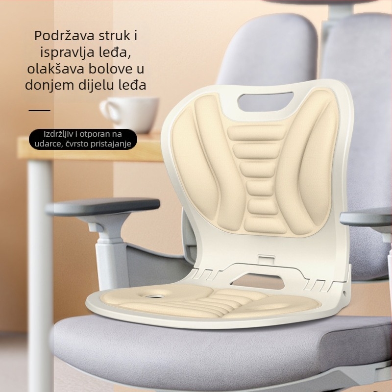 Sklopiva stolica s potporom za donji dio leđa – ergonomska uredska stolica za dugotrajno sjedenje, zaštita donjeg dijela leđa, protiv kifoze, Jingmeifu P23, 2024-10