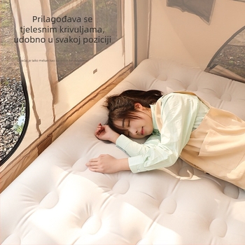 Arctic Wolf Vanjski dvostruki nafukljivi madrac za kampiranje, težina 4 kg, nosivost 500 kg