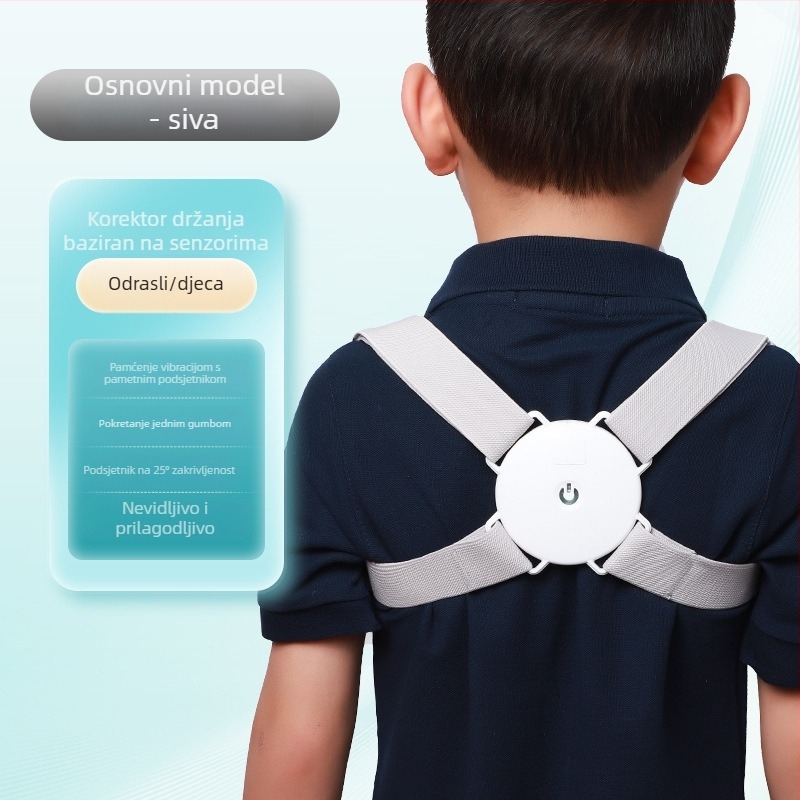 Korektor držanja tijela za leđa - Model YKS-8085, poliester, za zdravlje leđa i podršku držanju, 1 mjesec jamstva