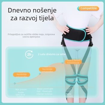 Ollas dječji korigirajući pojas za nogu — unutarnji osmerokutni dizajn korekcije, korekcija nogu prema van i prema unutra, izdanje 2024, ovlaštena privatna marka