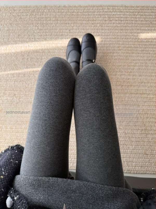 Leggings s fleksom za bebe, visok pojas, debeli materijal za vitak izgled, jednostavan uzorak, visoka elastičnost