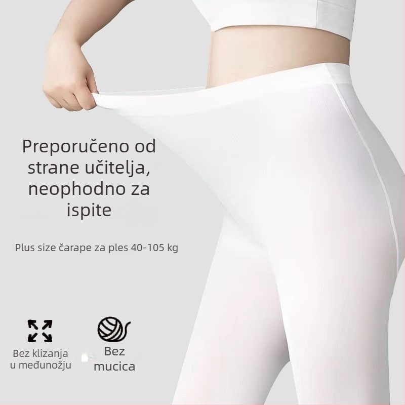 Odrasle baletne tajice — velur tkanina, najlon 50–70%, jedinstveni uzorak, srednja debljina, oblikovanje i otpor trenju, za žene 18–40