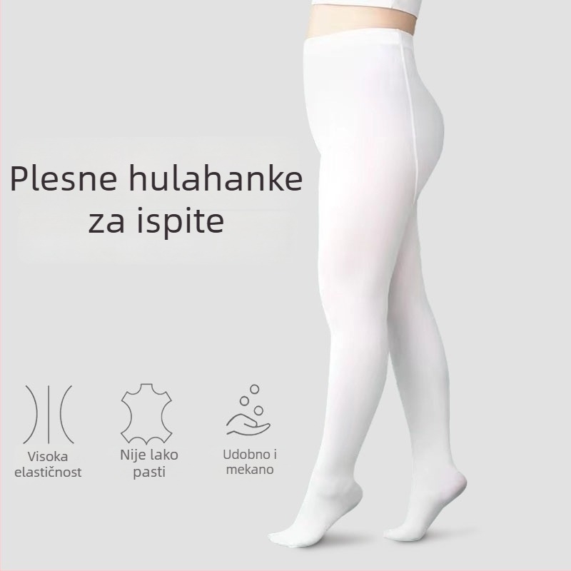 Odrasle baletne tajice — velur tkanina, najlon 50–70%, jedinstveni uzorak, srednja debljina, oblikovanje i otpor trenju, za žene 18–40